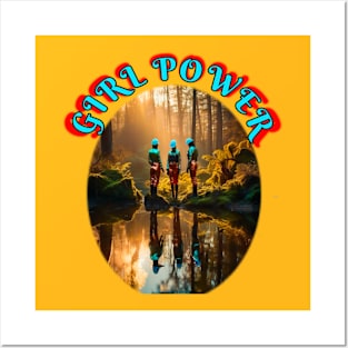 Girl Power Forest spirits Posters and Art